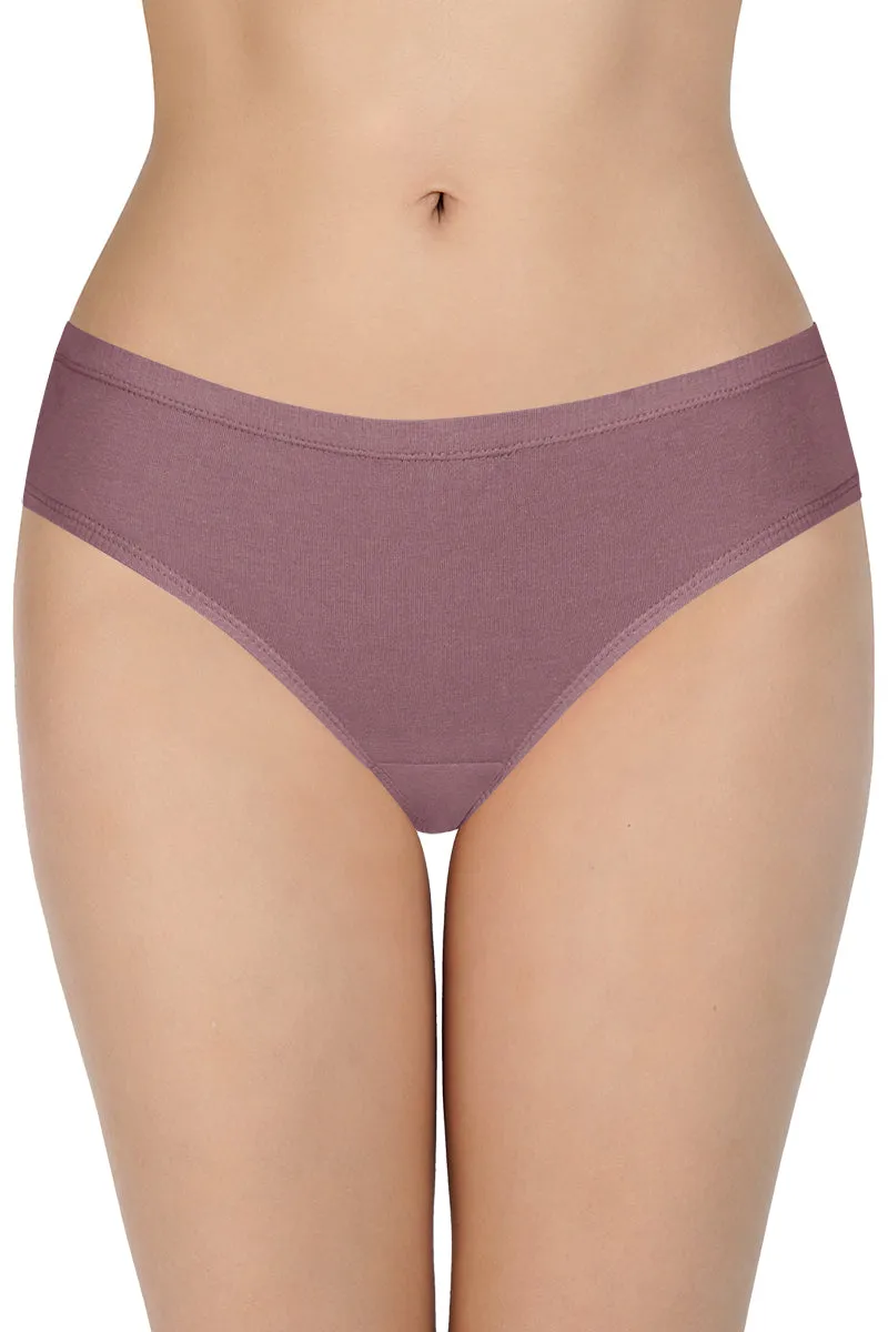 100% Cotton Bikini Panty Pack (Pack of 3) - D004 - Solid