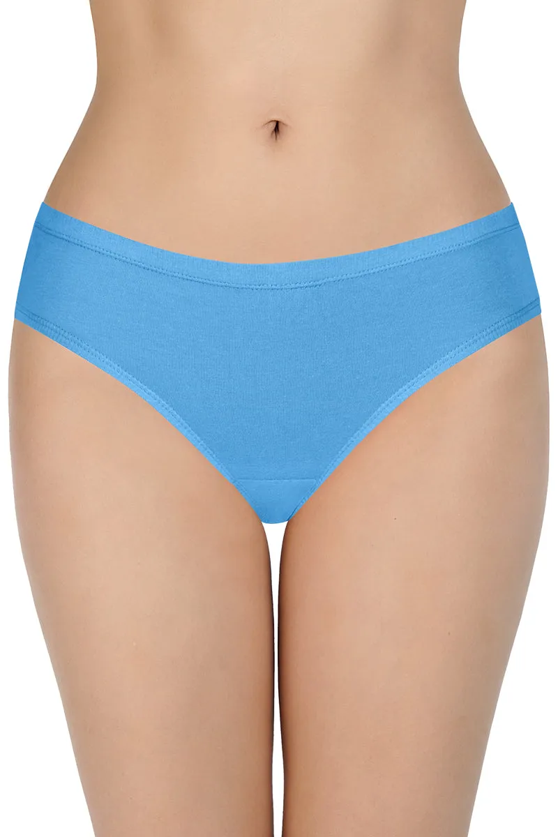 100% Cotton Bikini Panty Pack (Pack of 3) - D004 - Solid