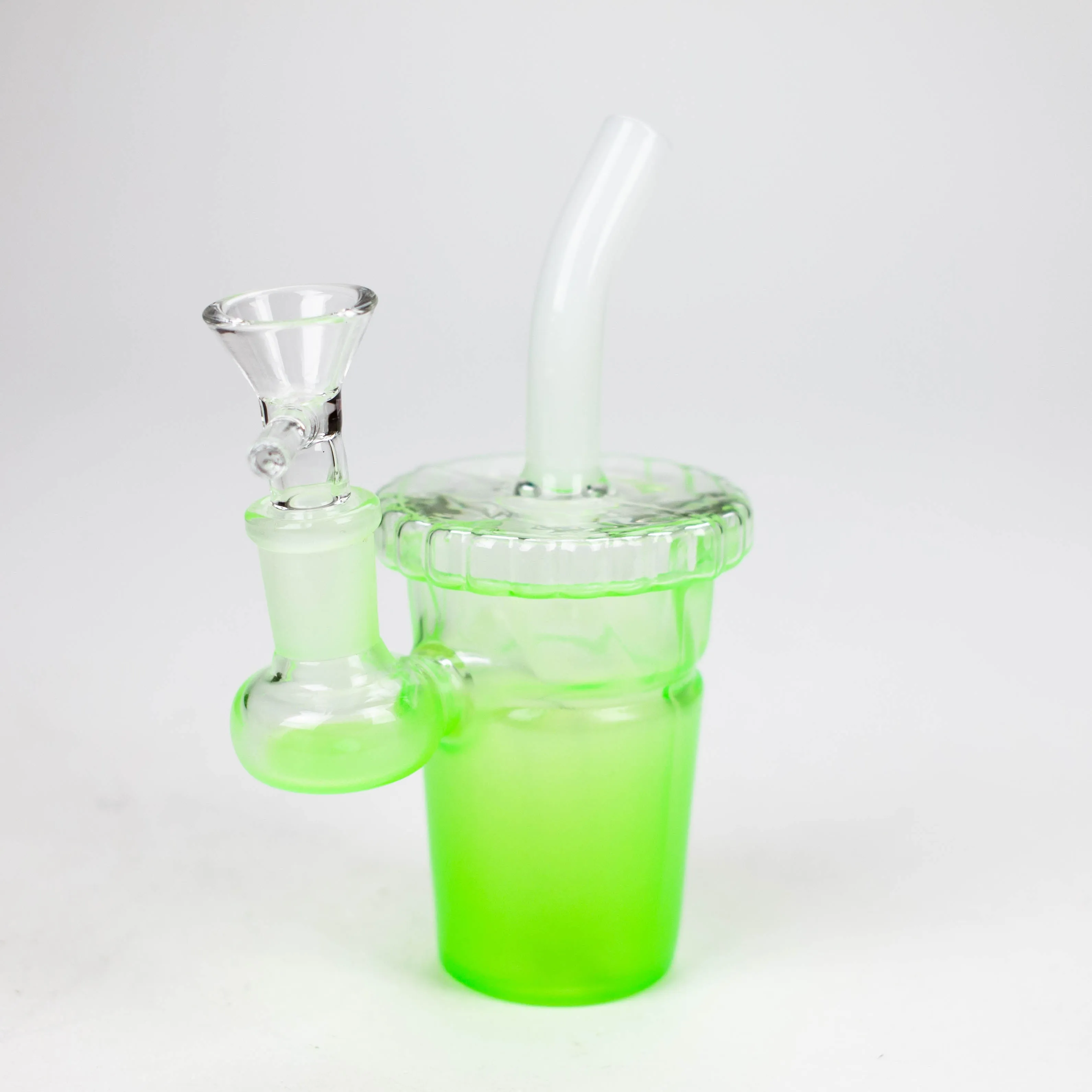 5.5" Cup Water Bong With Straw