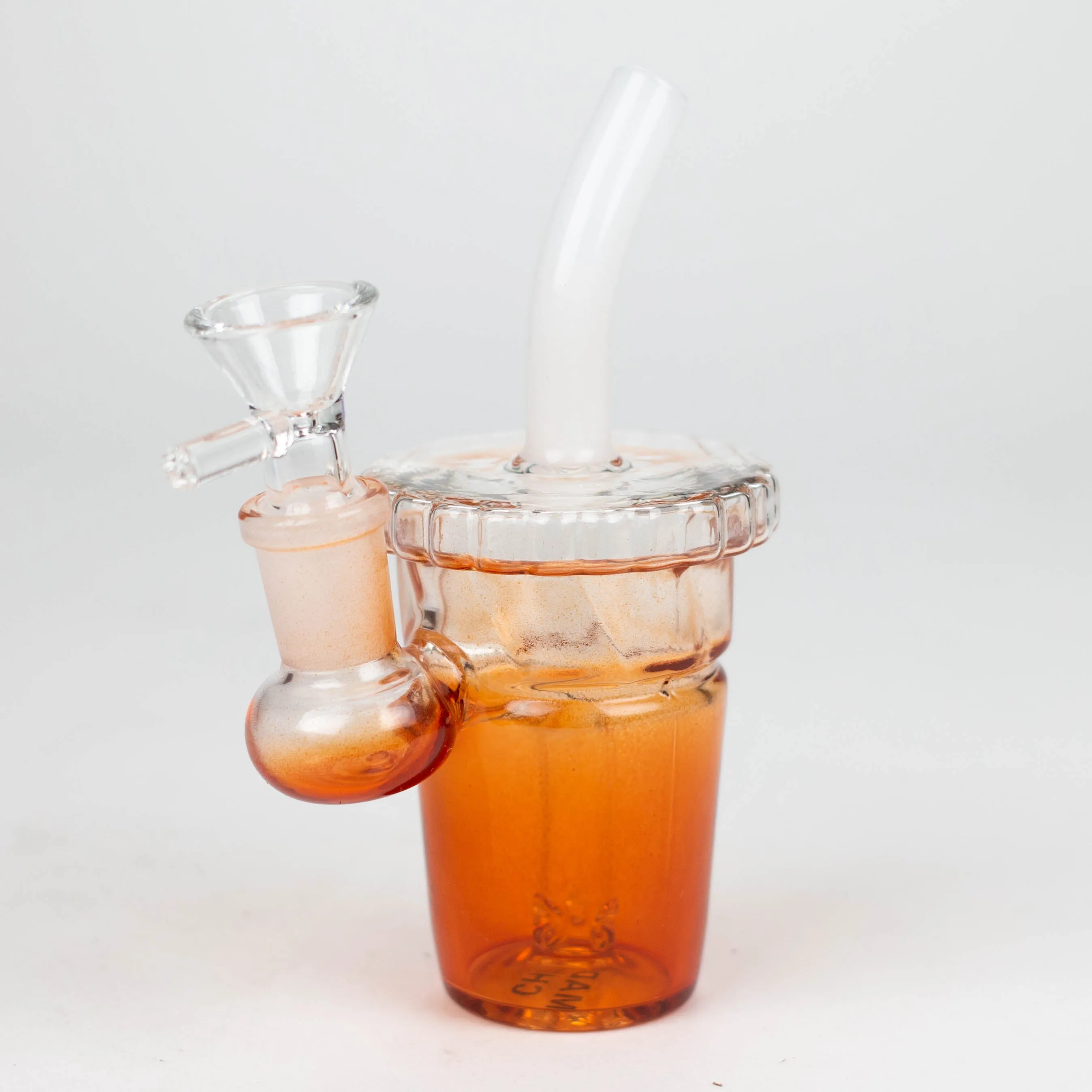 5.5" Cup Water Bong With Straw