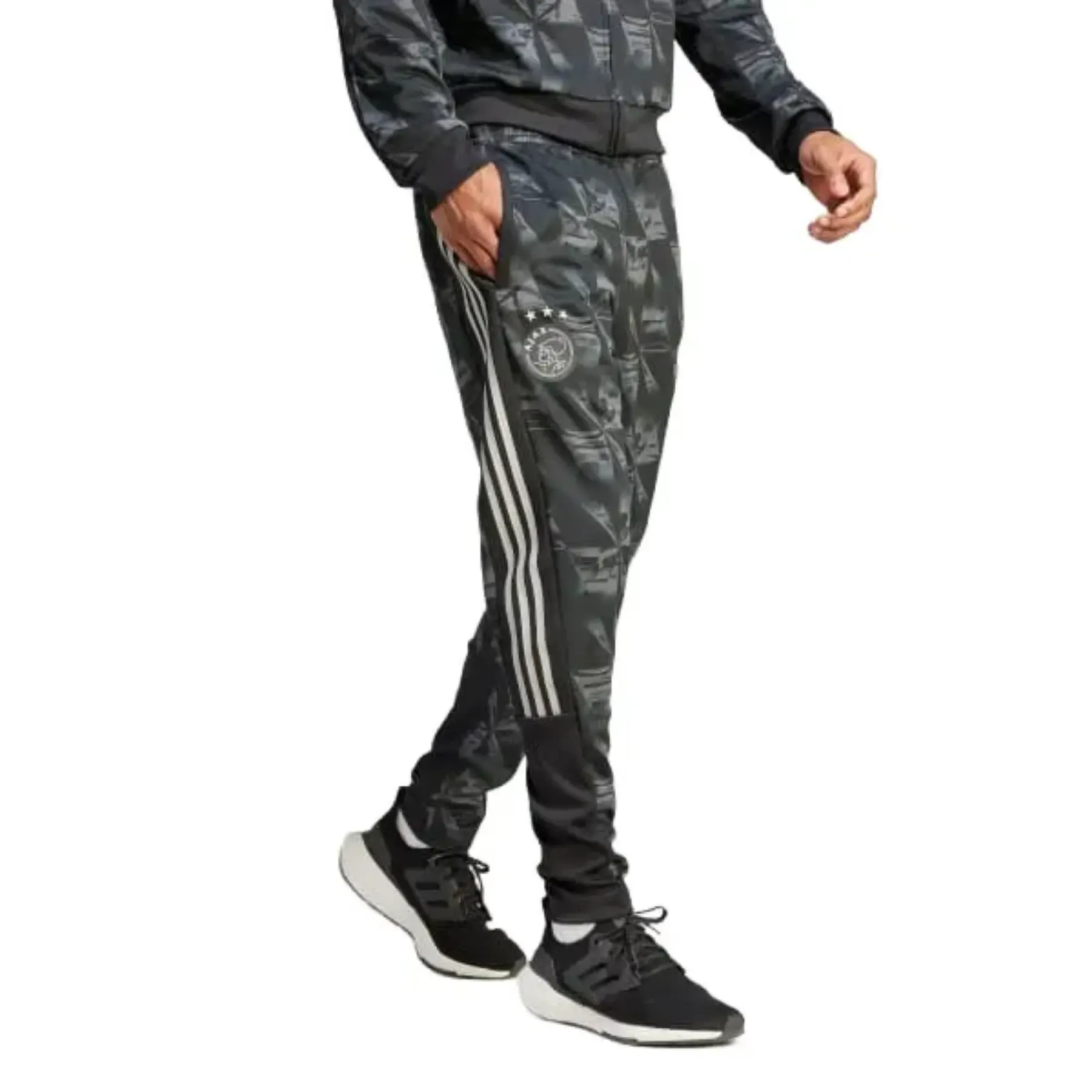 Ajax Amsterdam silver training presentation Soccer tracksuit 2023/24 - Adidas