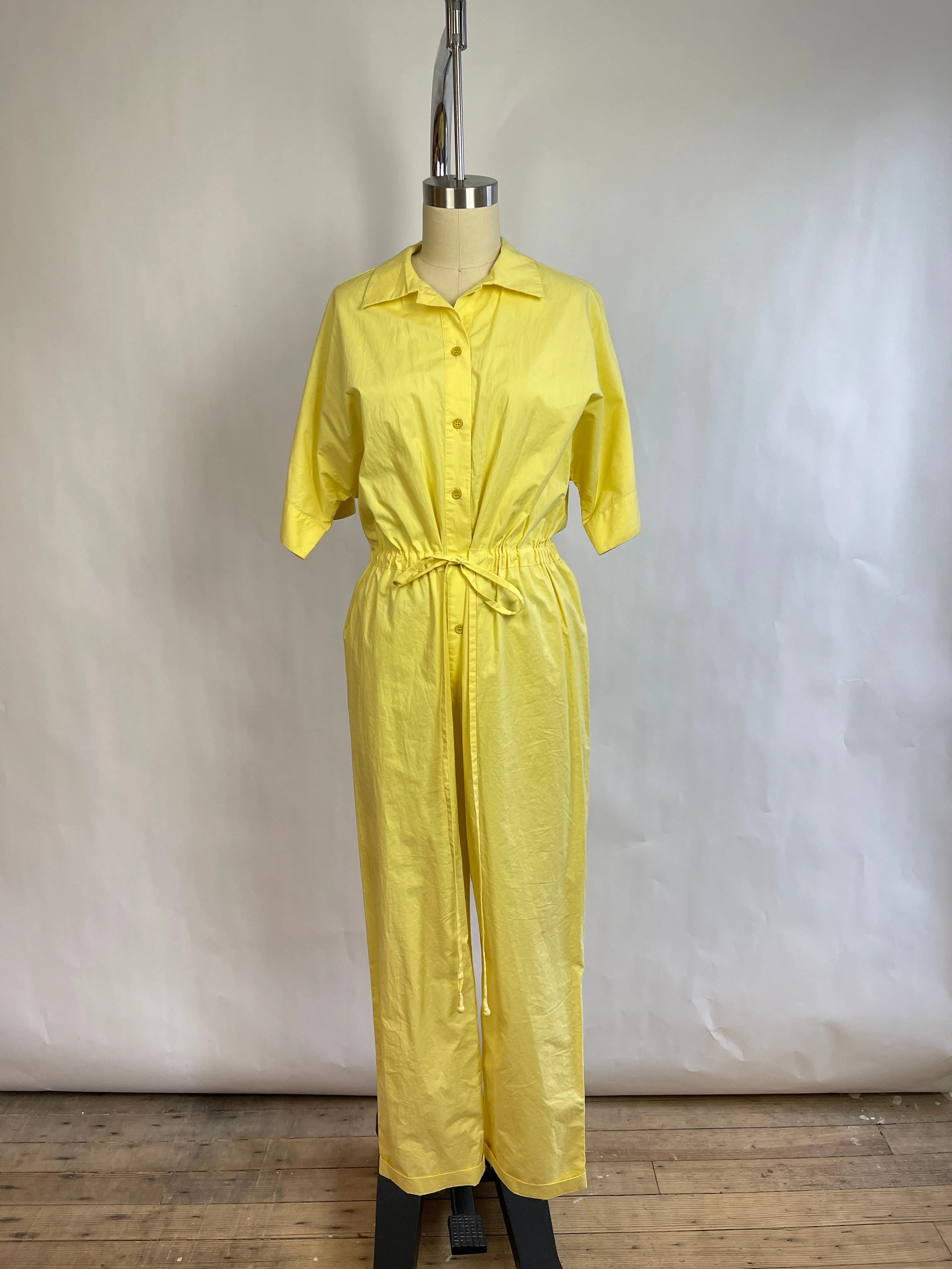 Apiece Apart Yellow Cut-Out Jumpsuit (L)