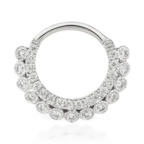 Apsara Diamond Clicker by Maria Tash in White Gold