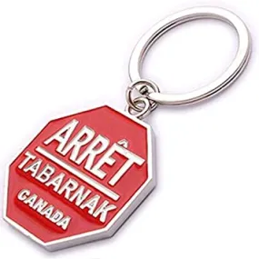 Arret Tabarnak canada Key chain