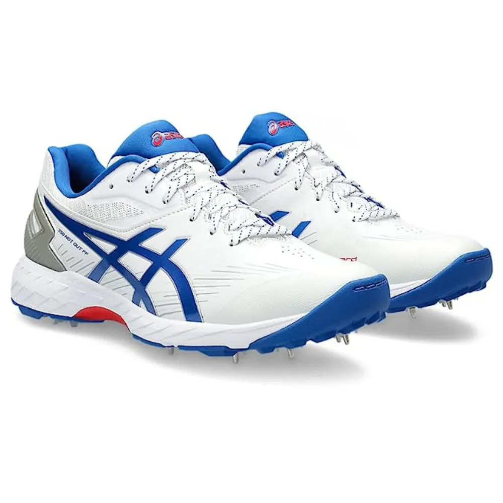 ASICS Men's 350 Not Out FF Cricket Shoe (White/Tuna Blue)