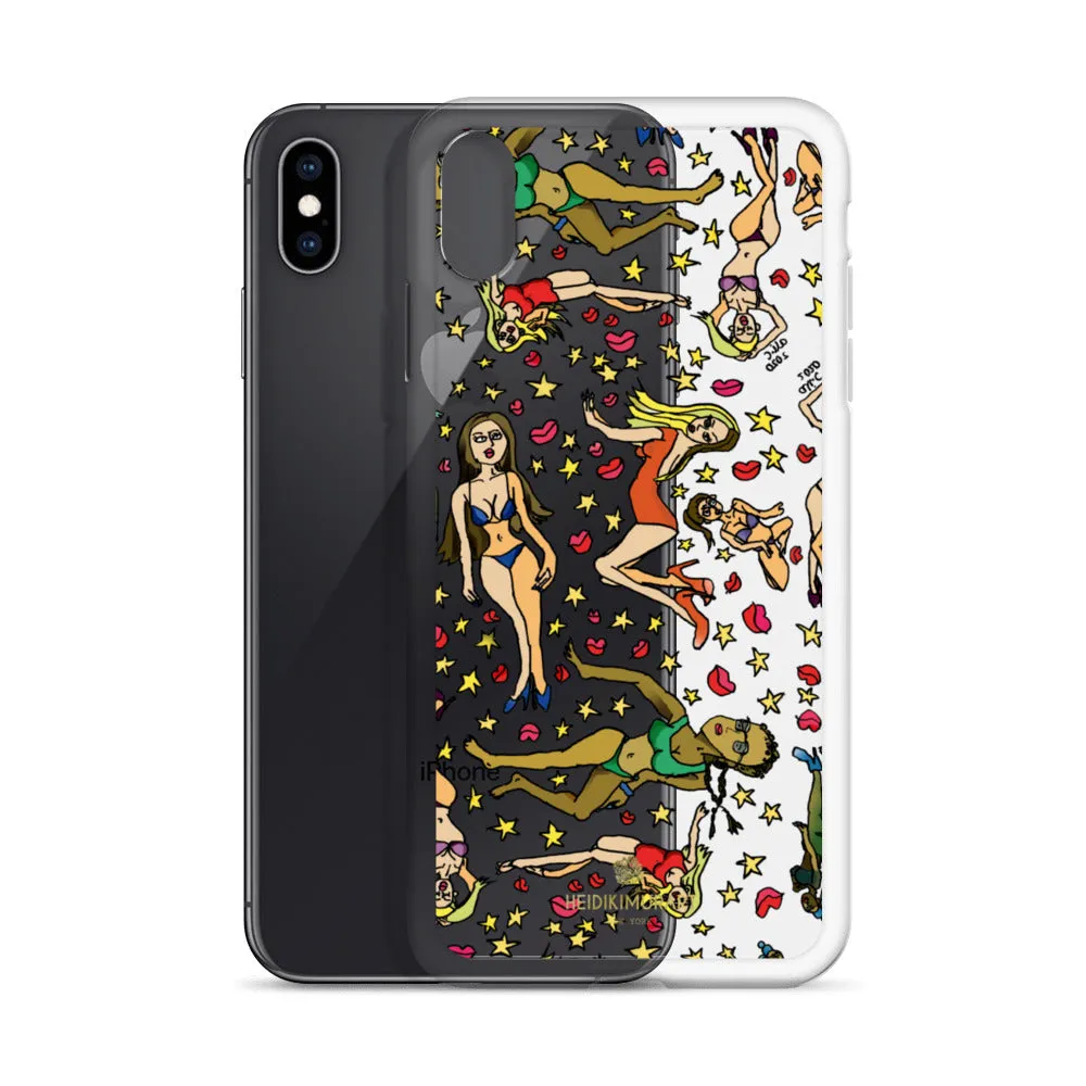 Bad Girl's iPhone Case, Graphic Cartoon Art Fun Colorful Artistic Phone Case-Made in USA/EU/MX