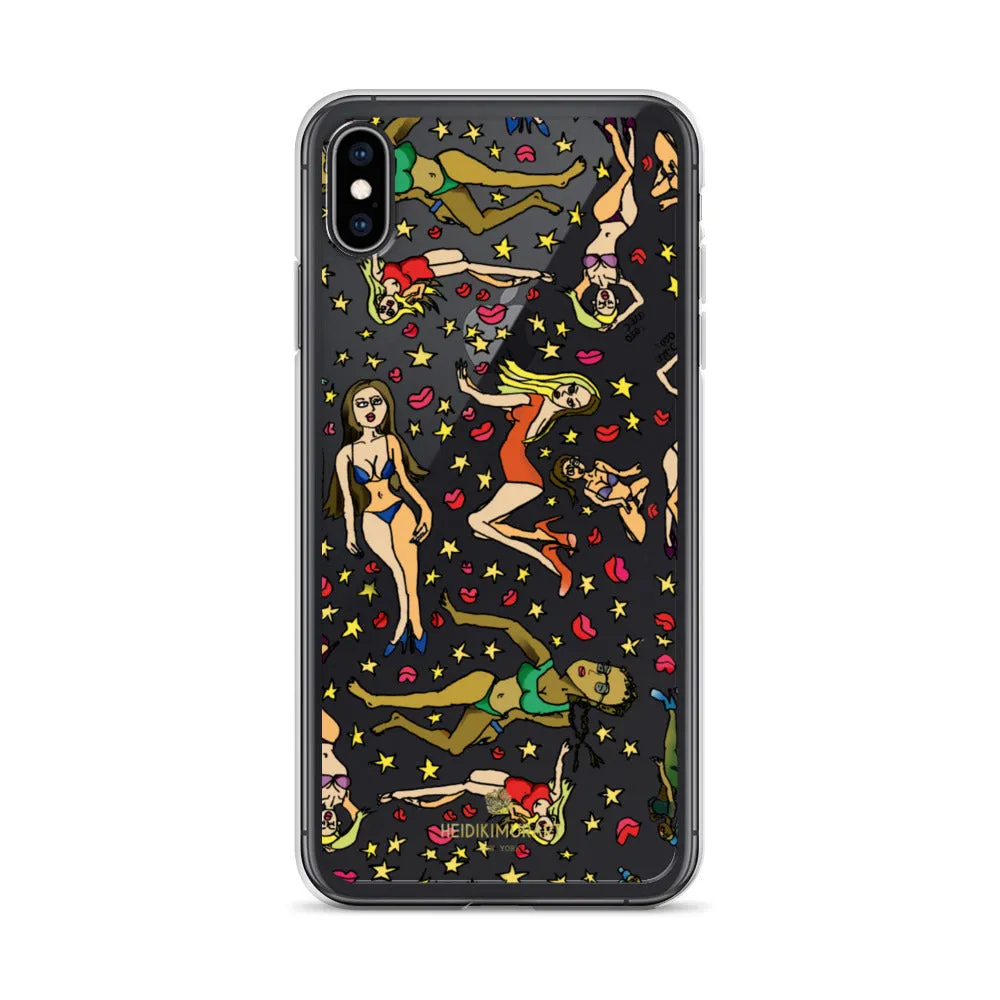 Bad Girl's iPhone Case, Graphic Cartoon Art Fun Colorful Artistic Phone Case-Made in USA/EU/MX