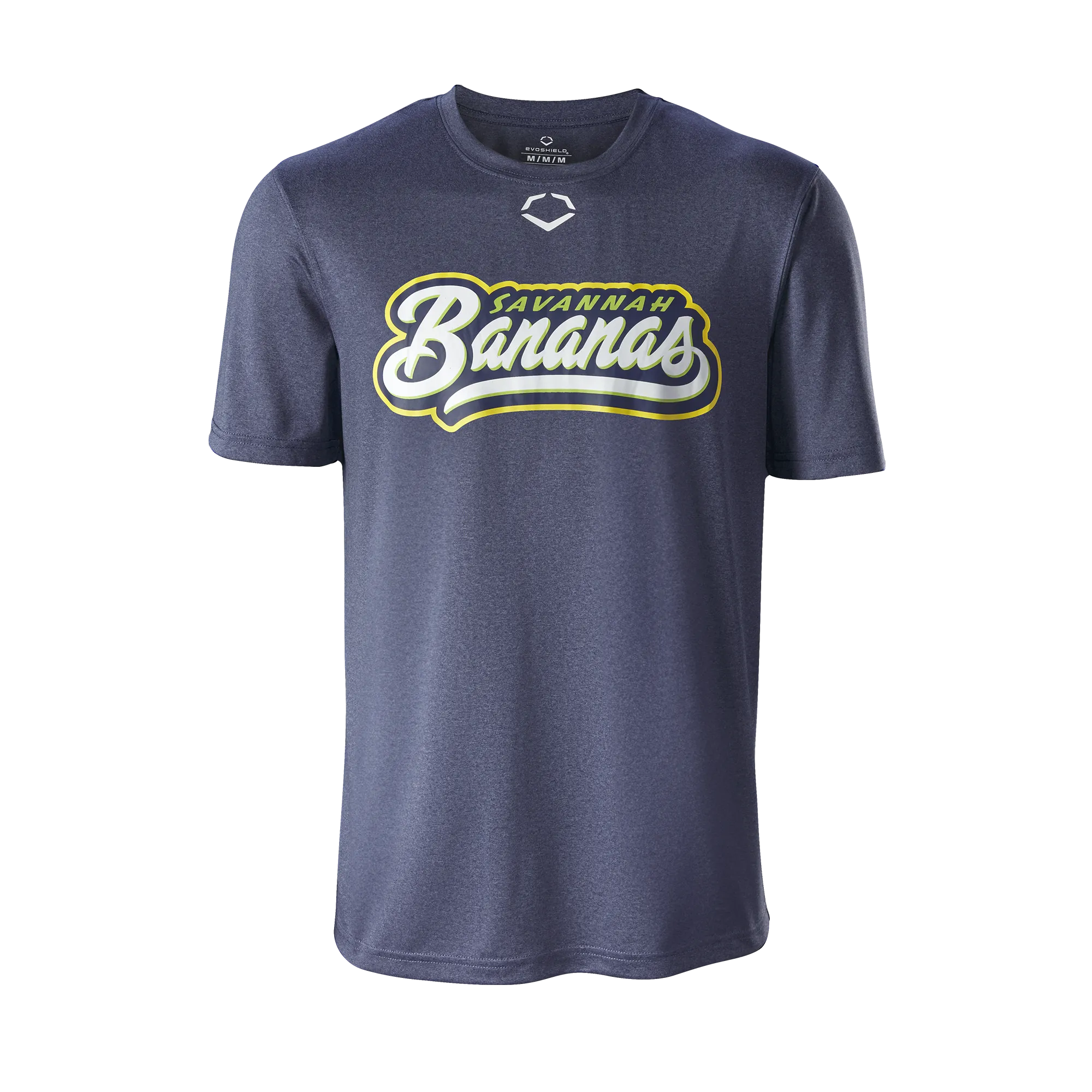 Bananas EvoShield Script Short Sleeve Tech Tee - Navy