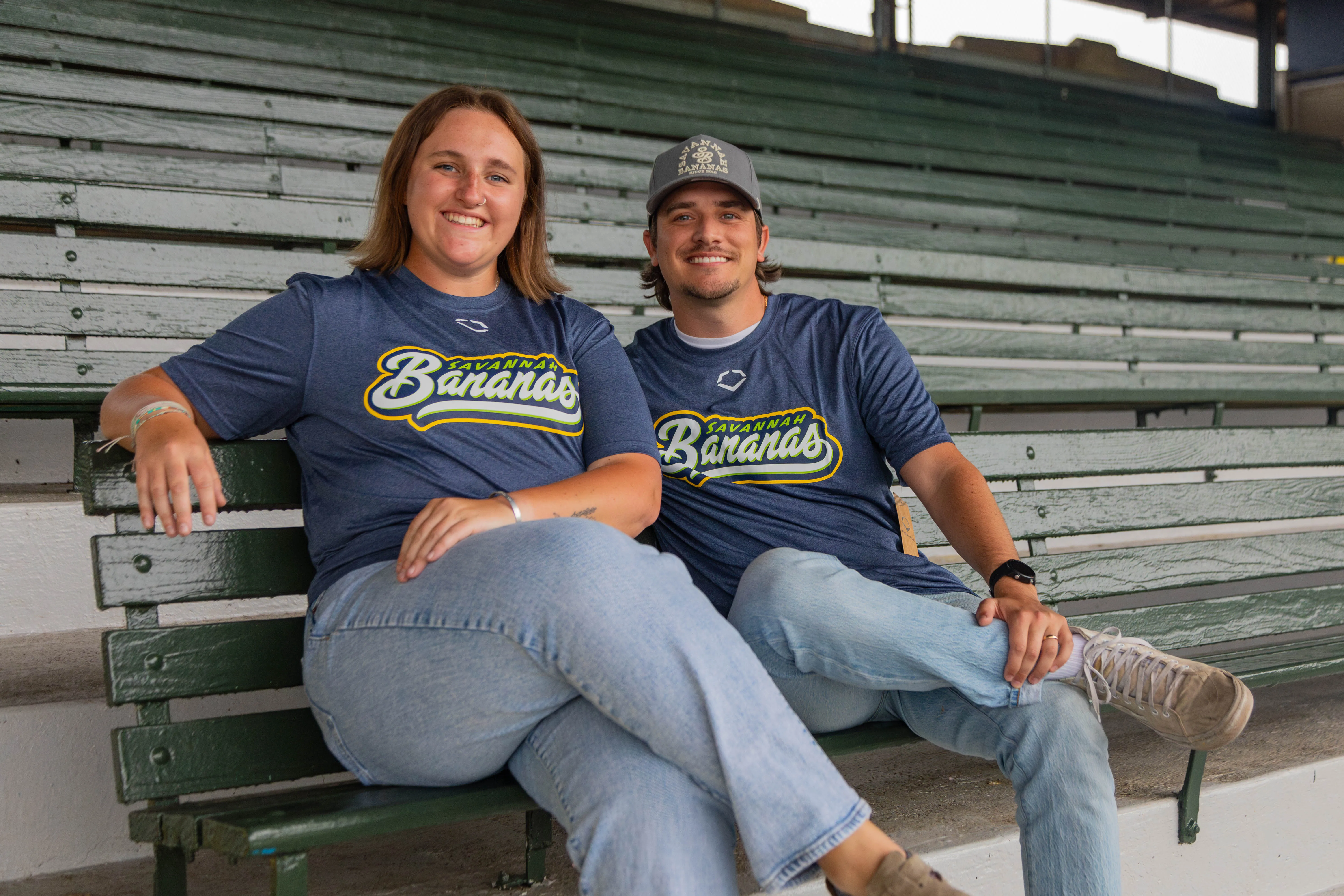 Bananas EvoShield Script Short Sleeve Tech Tee - Navy