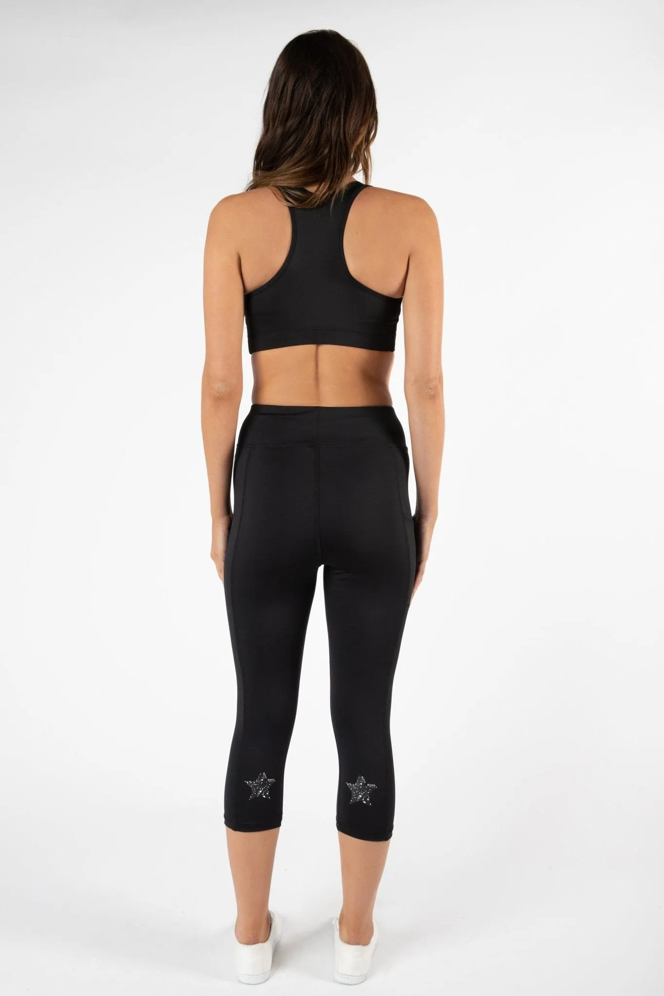 Betty Basics Sprint Crop Leggings in Black