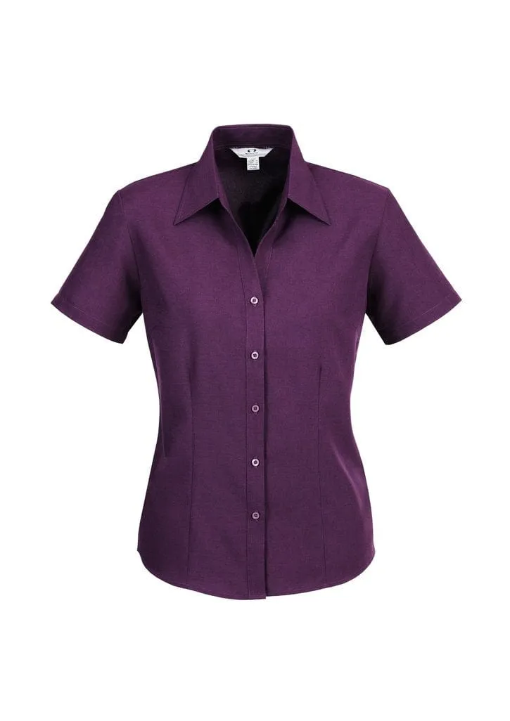 Biz Corporate Women's Plain Oasis Short Sleeve Shirt LB3601