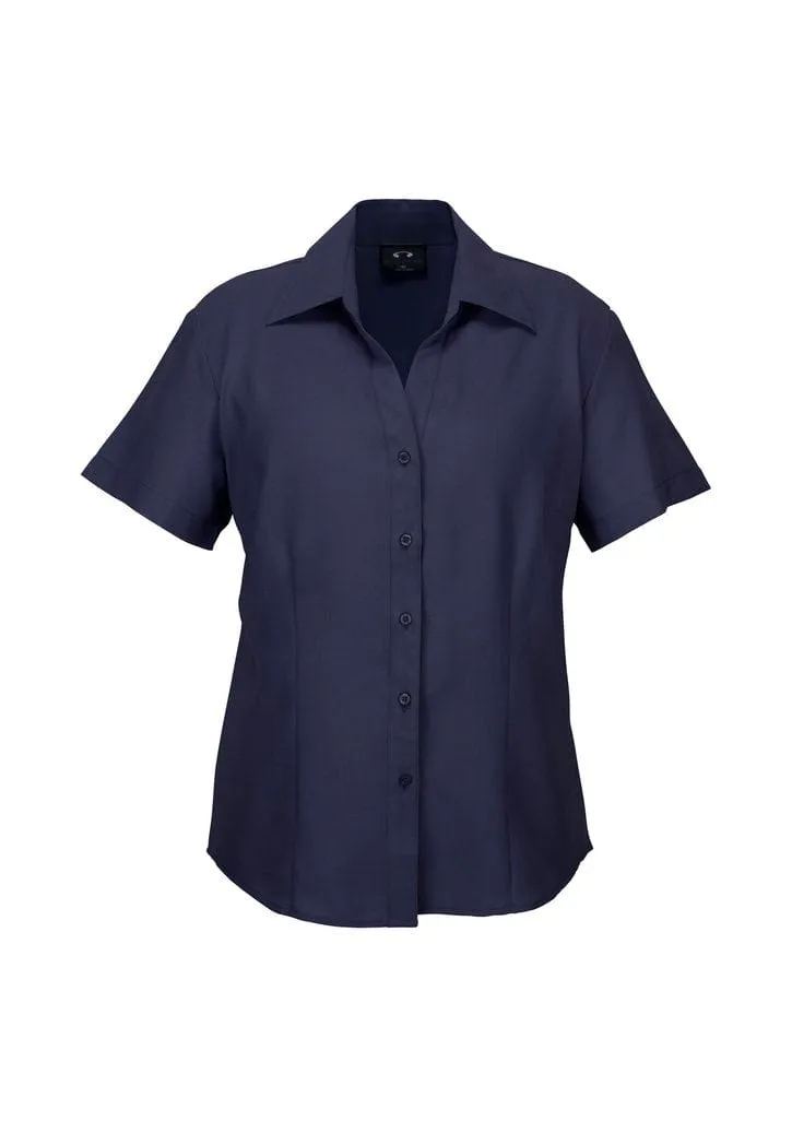 Biz Corporate Women's Plain Oasis Short Sleeve Shirt LB3601