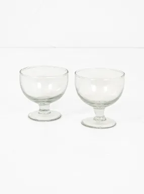 Blow Glass Dessert Cup set of 2