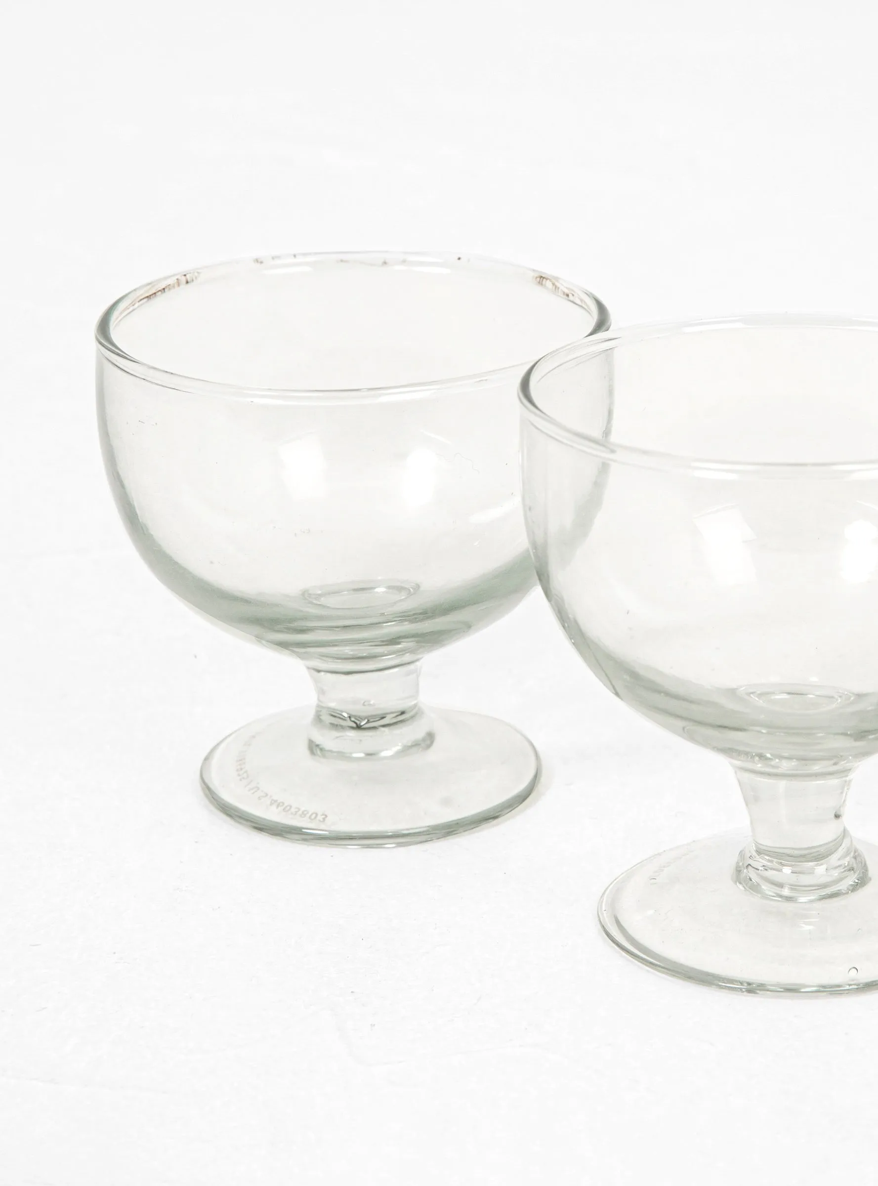 Blow Glass Dessert Cup set of 2