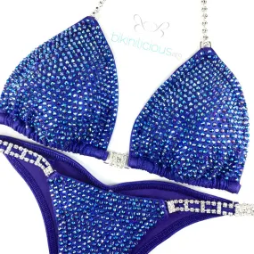 Blue Purple Competition Bikini