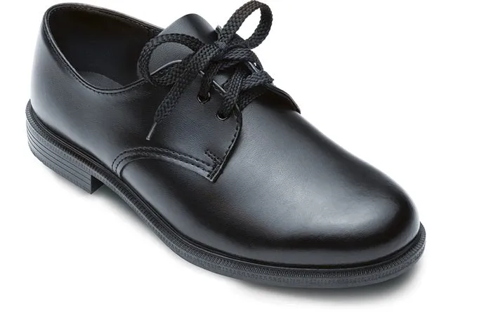 Buccaneer Lace Up School Shoes - Black