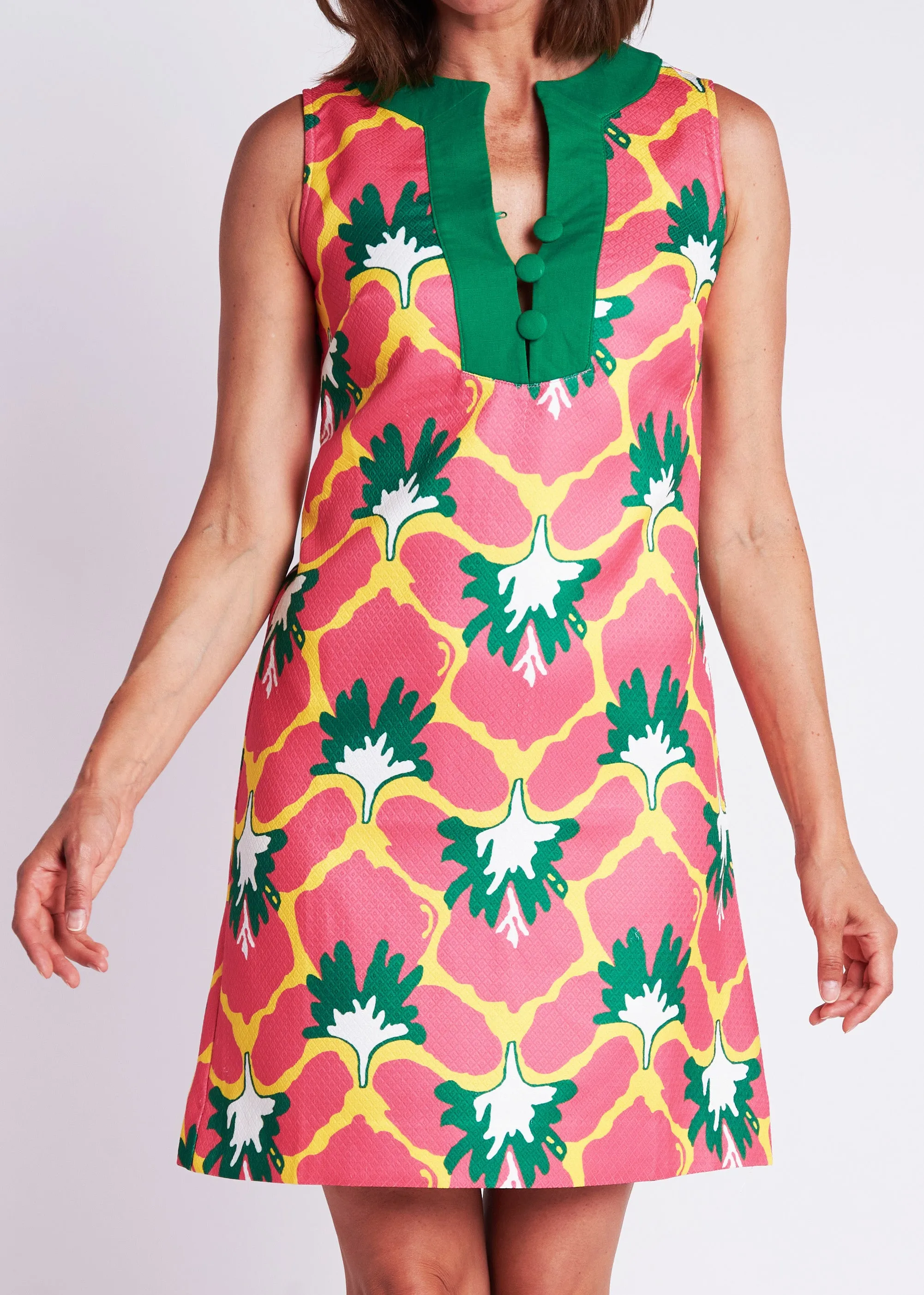 Calla Dress - Iris Hot Pink