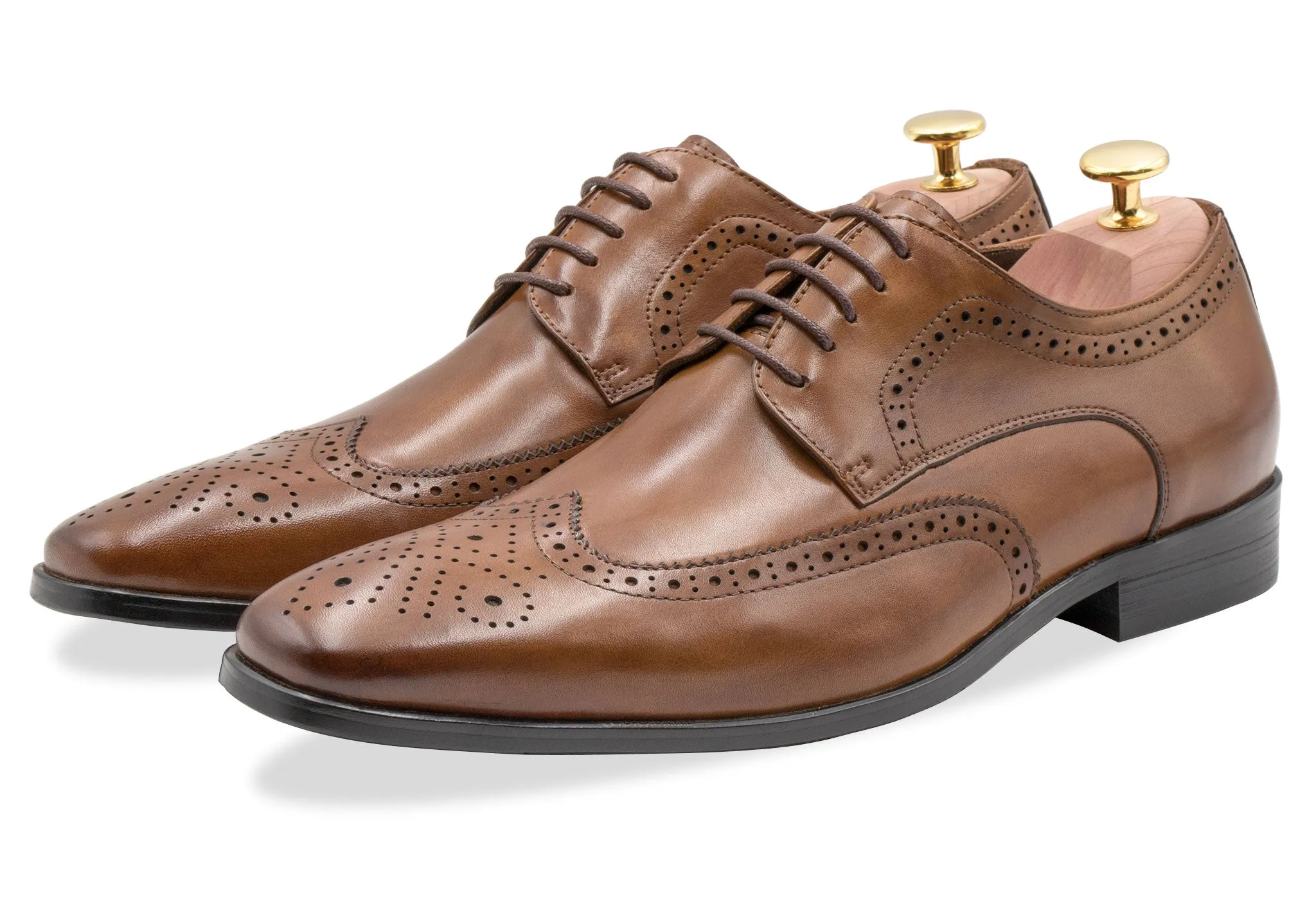 Caseros Wingtip Chestnut Derby