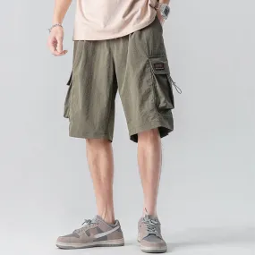 Casual Sport Daily Solid Color Men Shorts