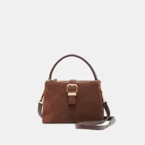 CHARLY CROSSBODY CHOCOLATE SUEDE