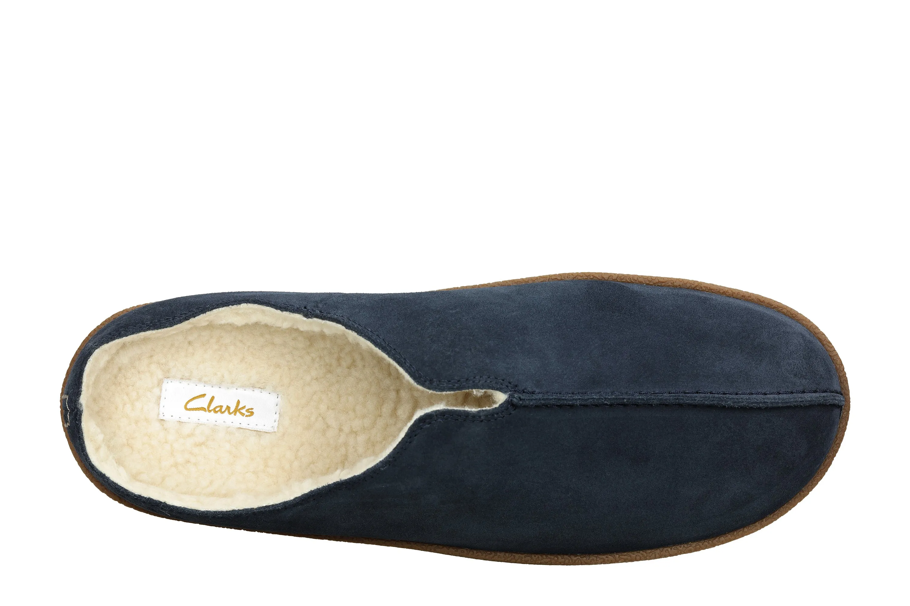 Clarks Home Mule Navy Suede