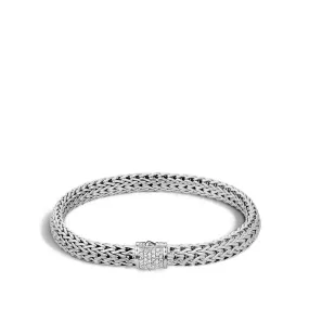 Classic Chain Bracelet with Diamonds