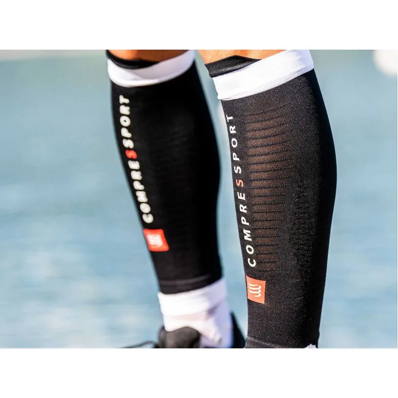 Compressport R2 3.0 Calf Sleeve - Black/White