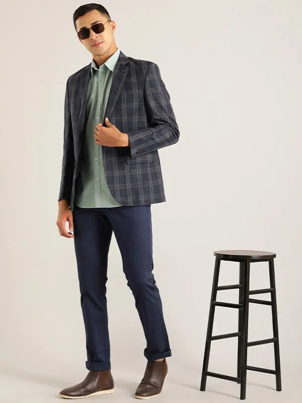 Constructed Solid Casual Blazer