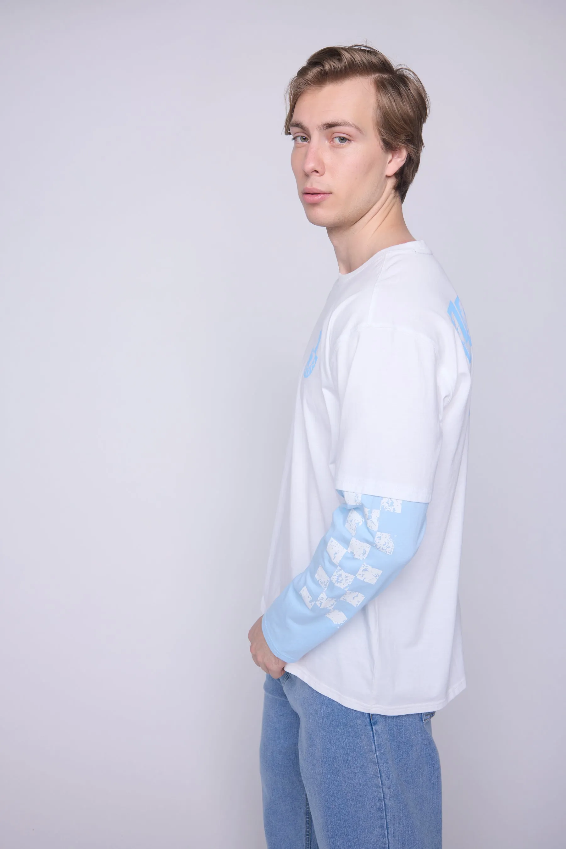 Crew Neck Full Long Sleeve Fooler - Ivory