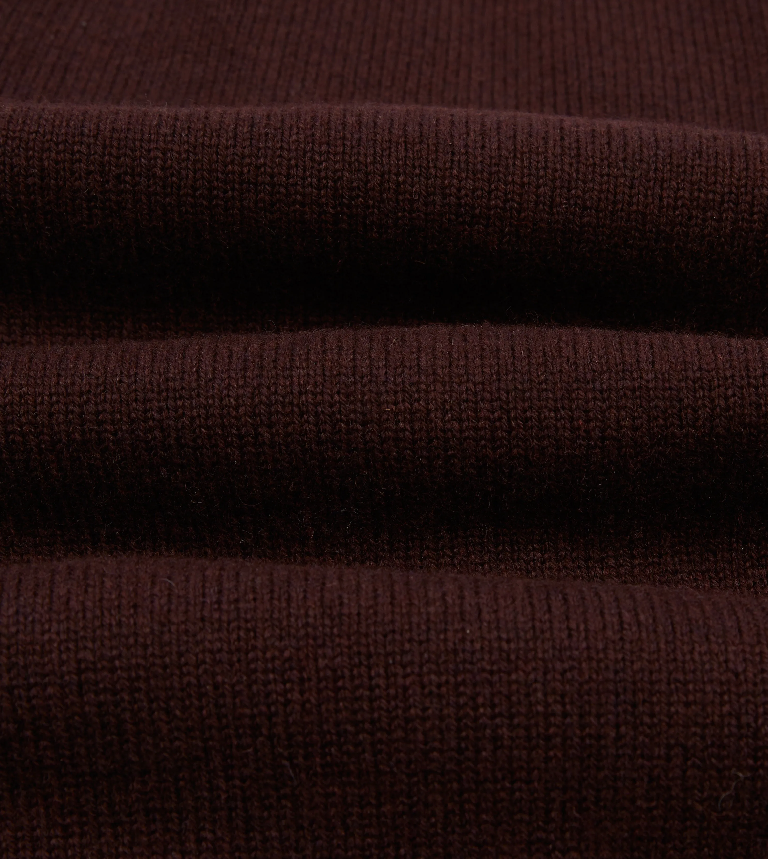 Dark Brown Lambswool 6 Button Cardigan