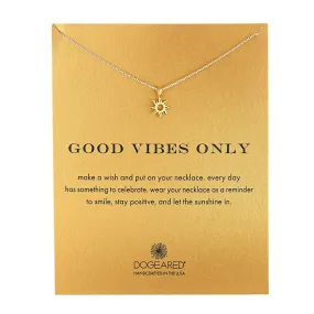 Dogeared - Reminder Good Vibes Only 16" Dainty Necklace