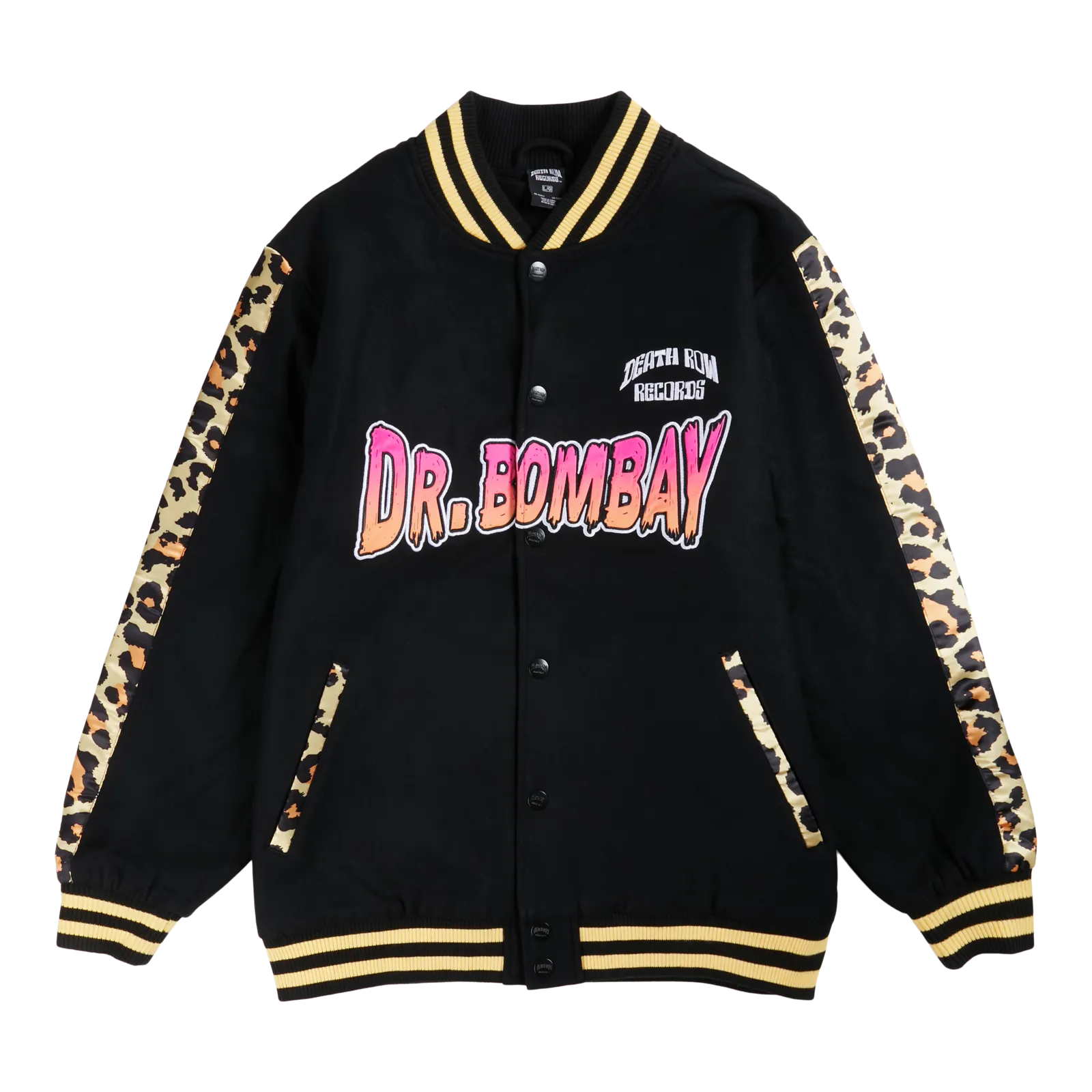 Dr. Bombay Leopard Varsity Jacket