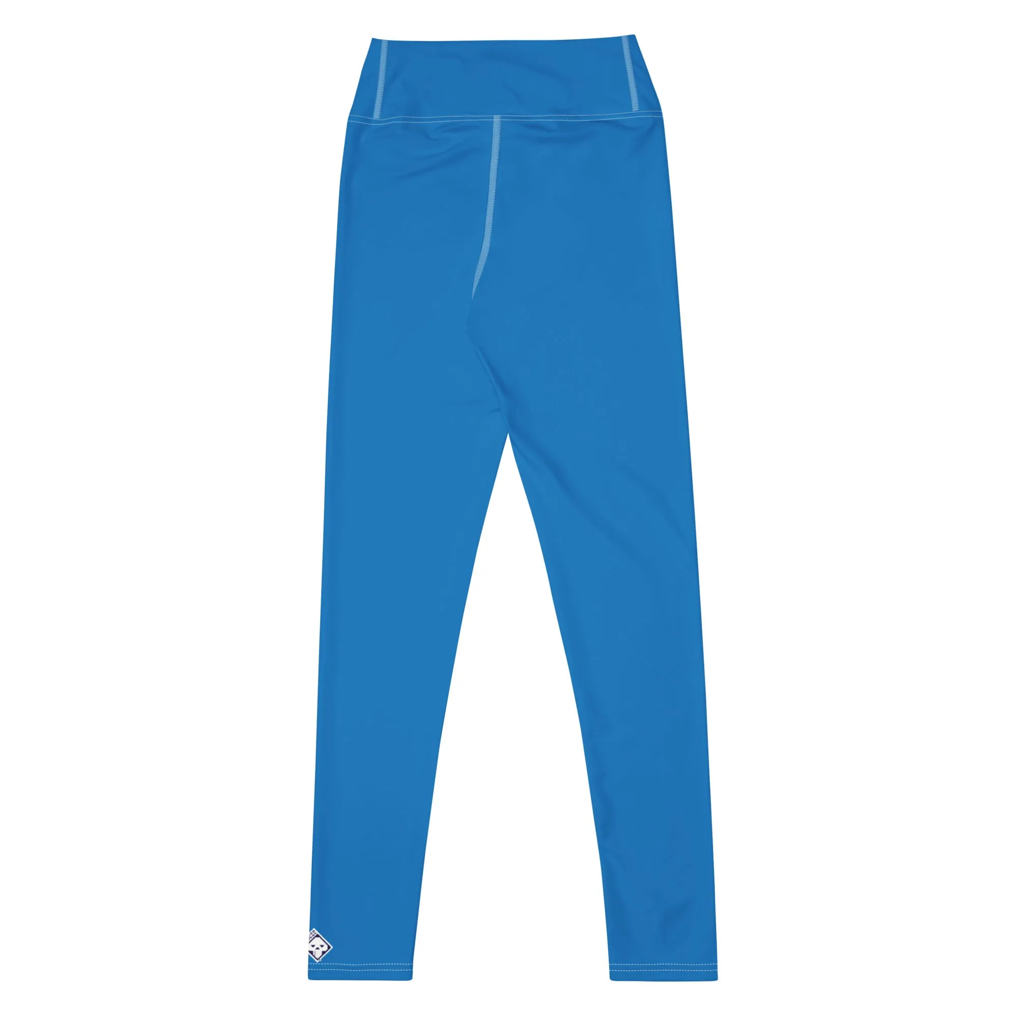 Essential Activewear: Solid Color Leggings for Her - Azul