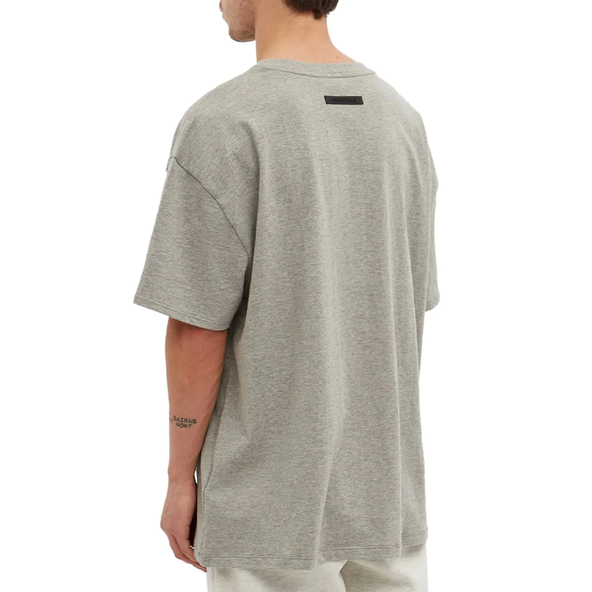 Fear Of God Essentials Core Collection Dark Heather Oatmeal T-Shirt