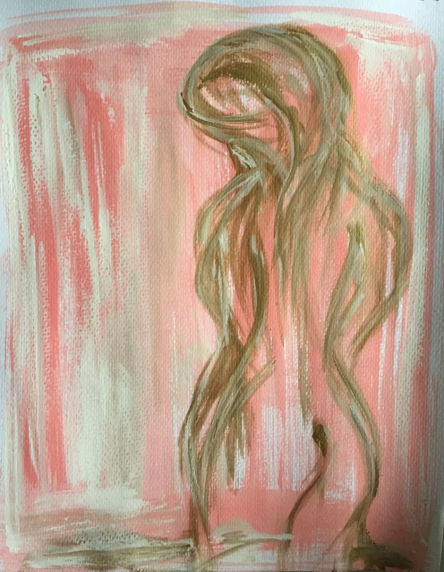 Figure Study Pink