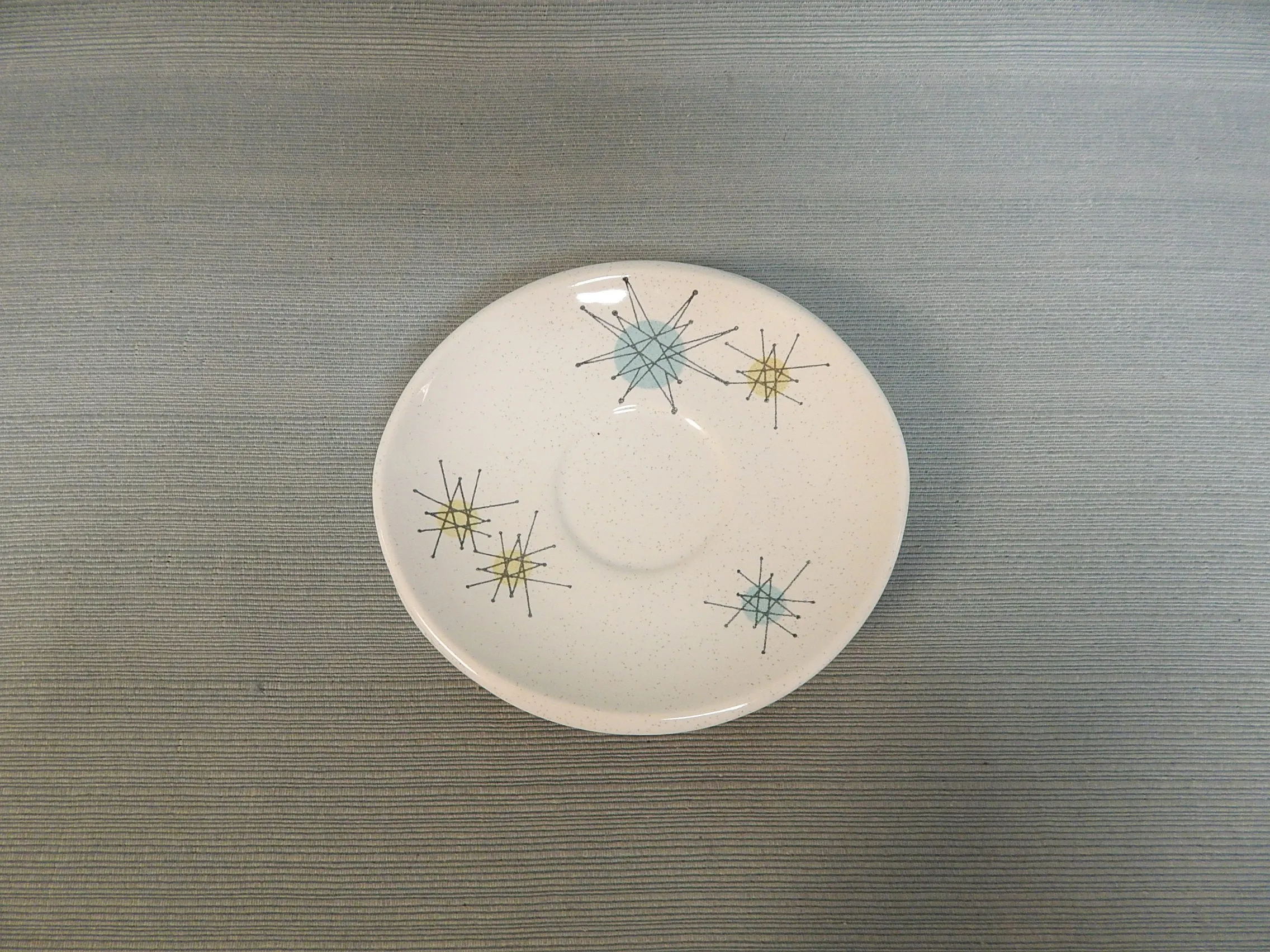 Franciscan Atomic Starburst Saucers - Set of 3