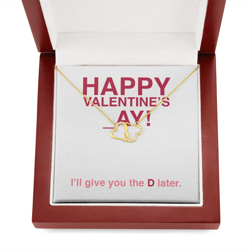 Funny Valentine's Day Everlasting Love Necklace