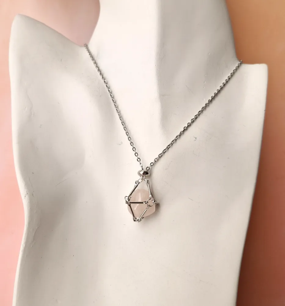 Gem Web Necklace