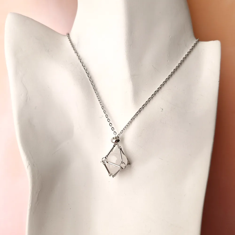 Gem Web Necklace