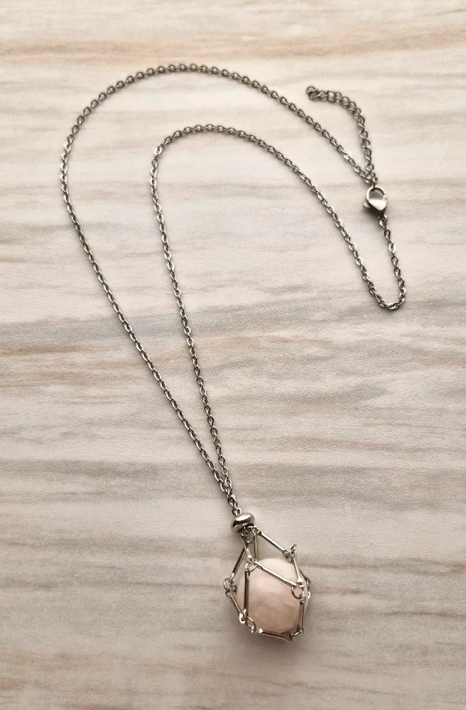 Gem Web Necklace