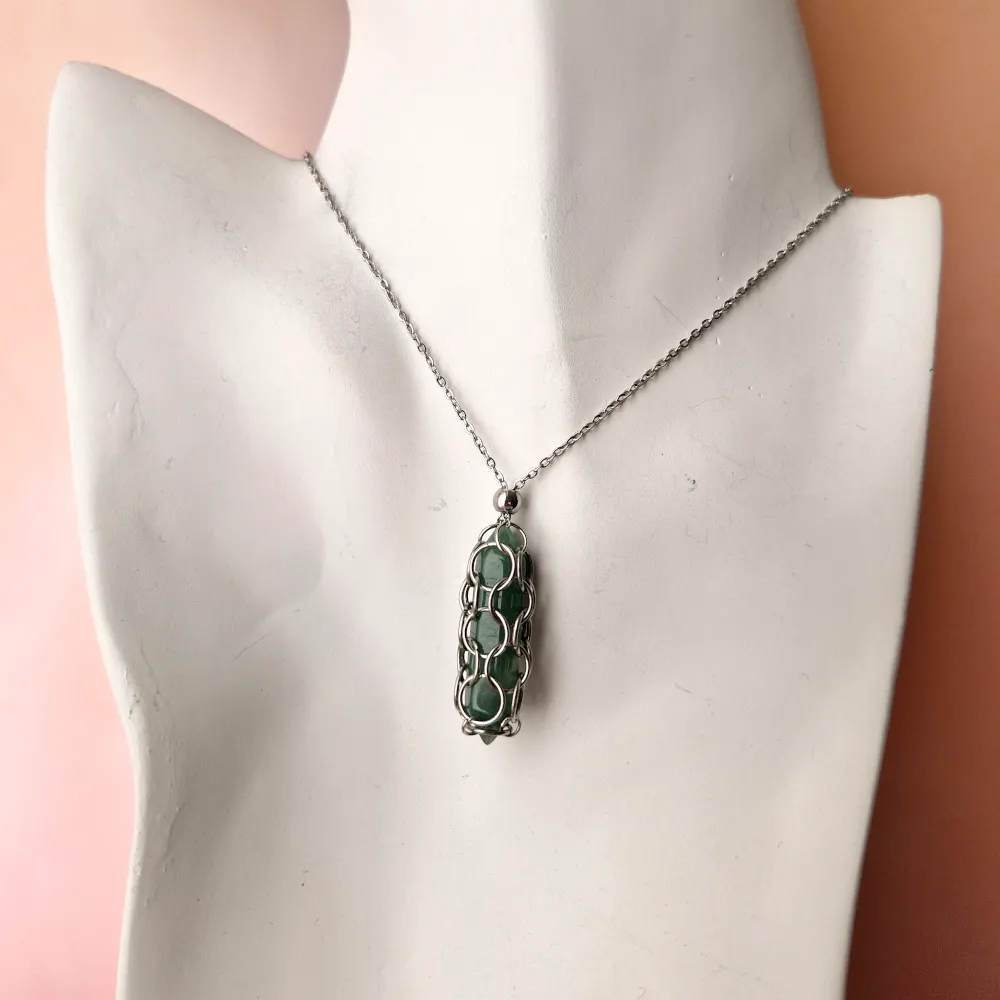 Gem Web Necklace