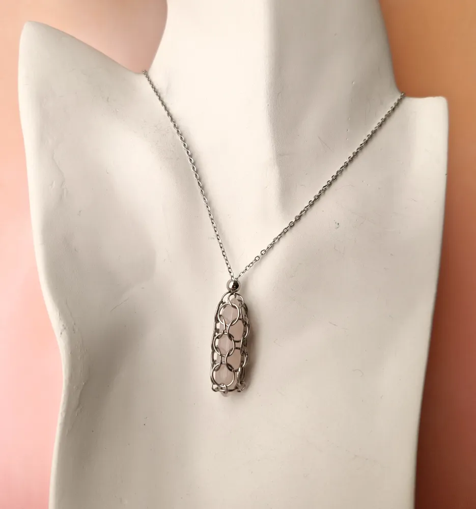 Gem Web Necklace