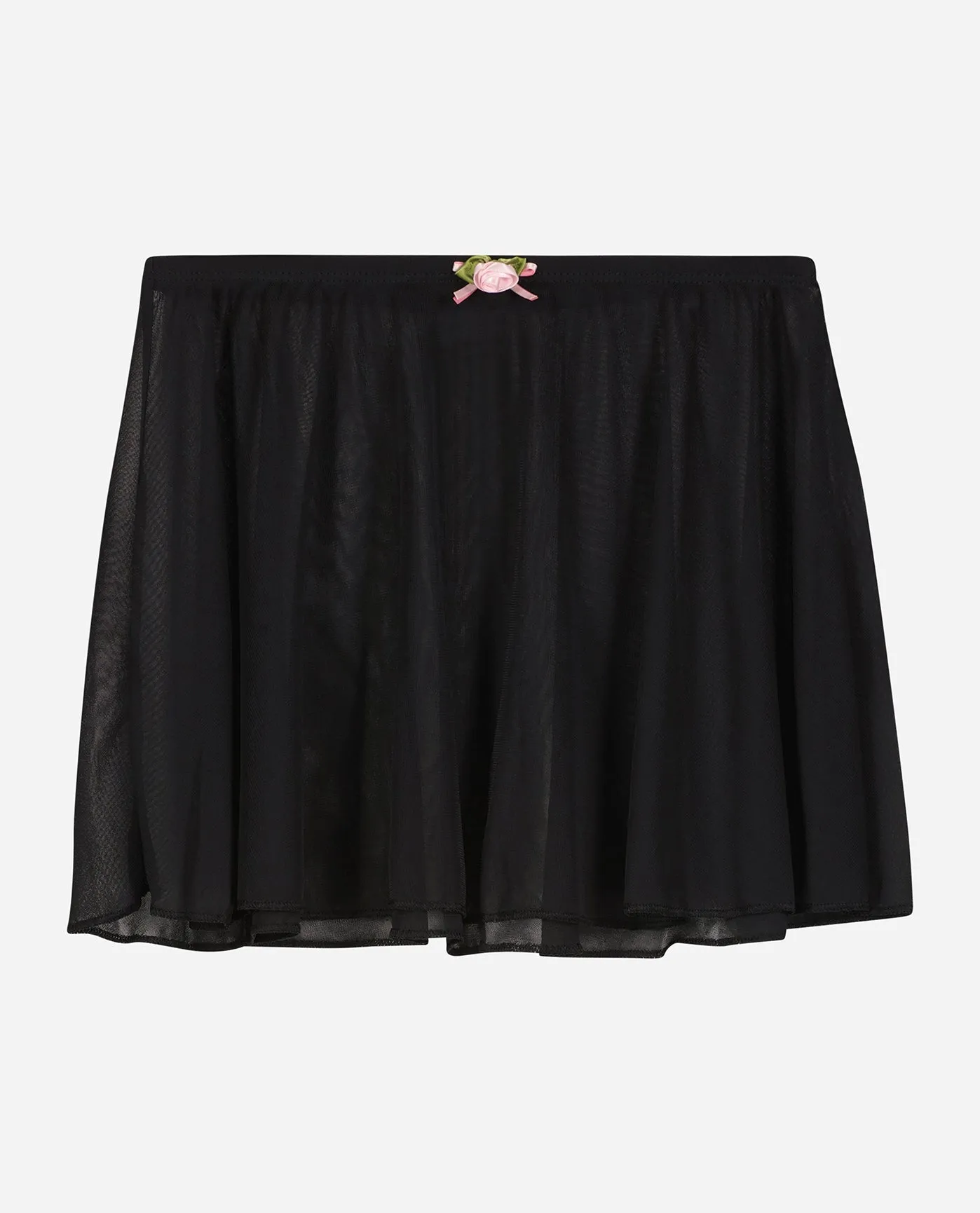 Girls Basic Rosette Dance Skirt