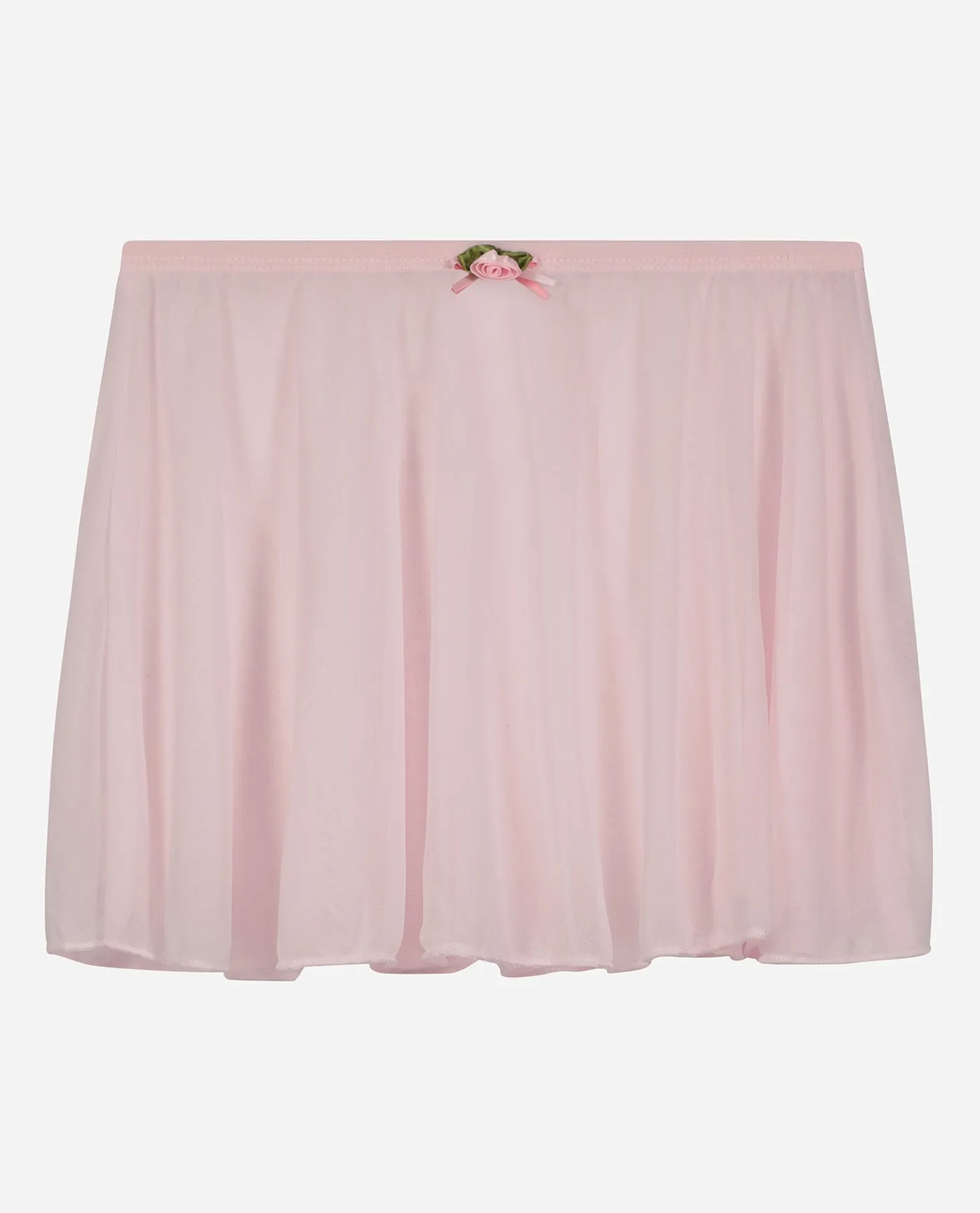 Girls Basic Rosette Dance Skirt