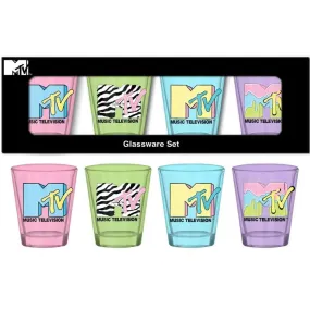 Glass Set - Mini MTV - 4pc 1.5oz