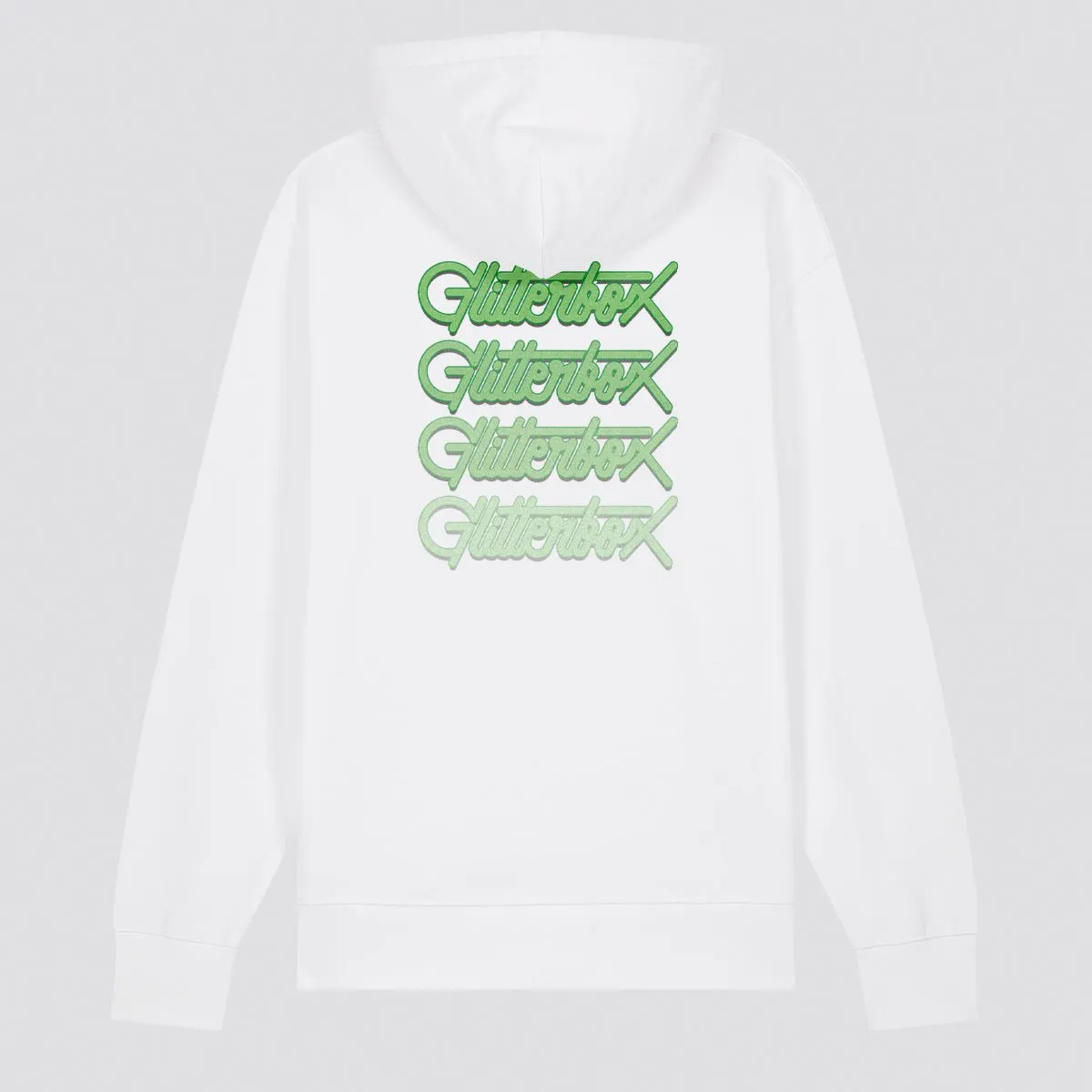 Glitterbox Green Back Fade Logo Hoodie