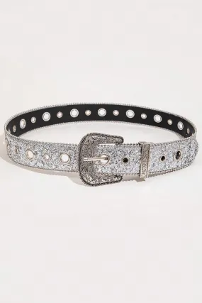 Glittering Grommet Western Belt!