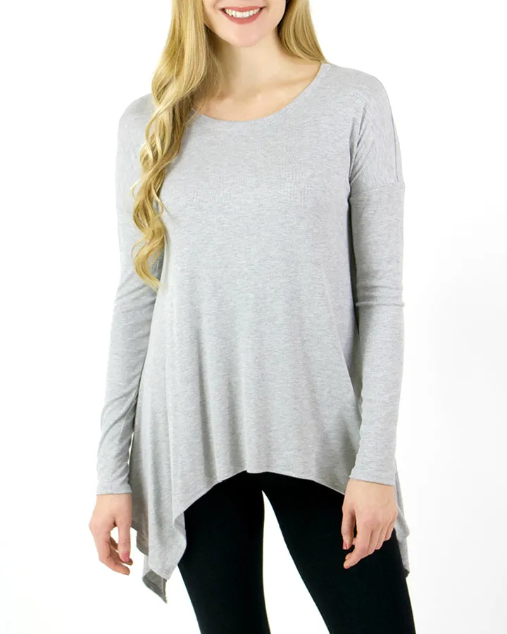 Grace & Lace Everyday Favorite Ribbed Tee