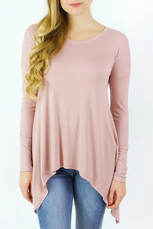 Grace & Lace Everyday Favorite Ribbed Tee