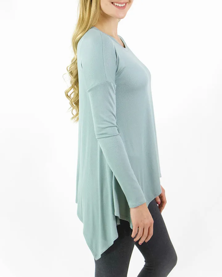 Grace & Lace Everyday Favorite Ribbed Tee